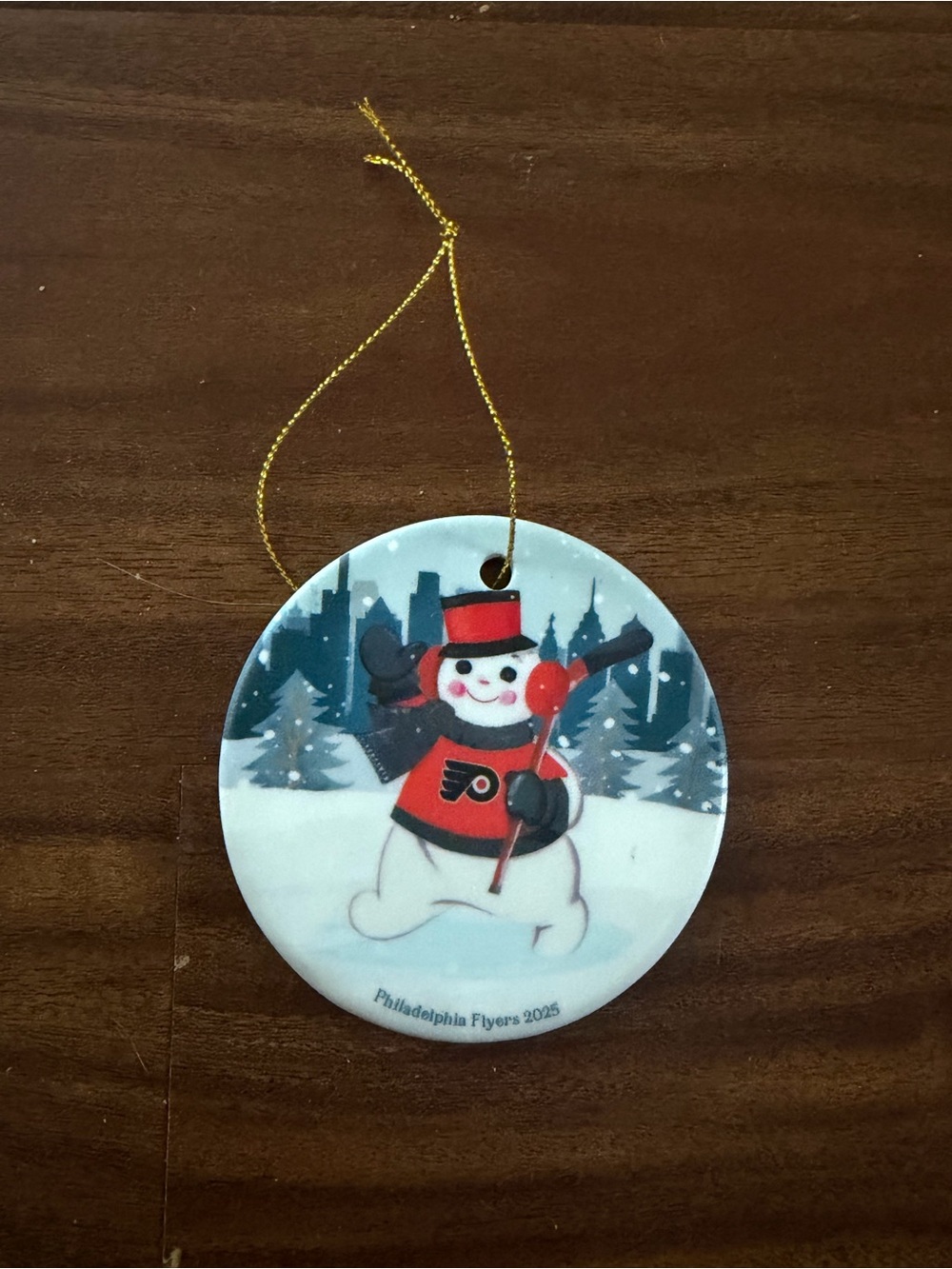 2025 Philadelphia Flyers Christmas Ornament